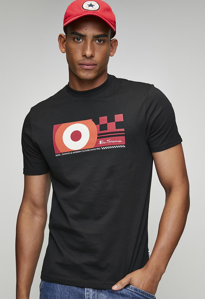 Ben Sherman - Knock Out Tee Shirt - Black
