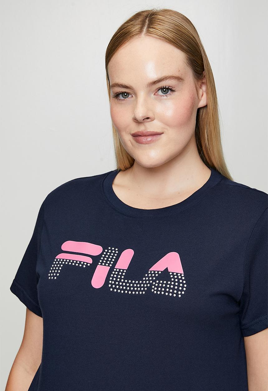 FILA - Plus Clarissa T-Shirt - Fila Blue