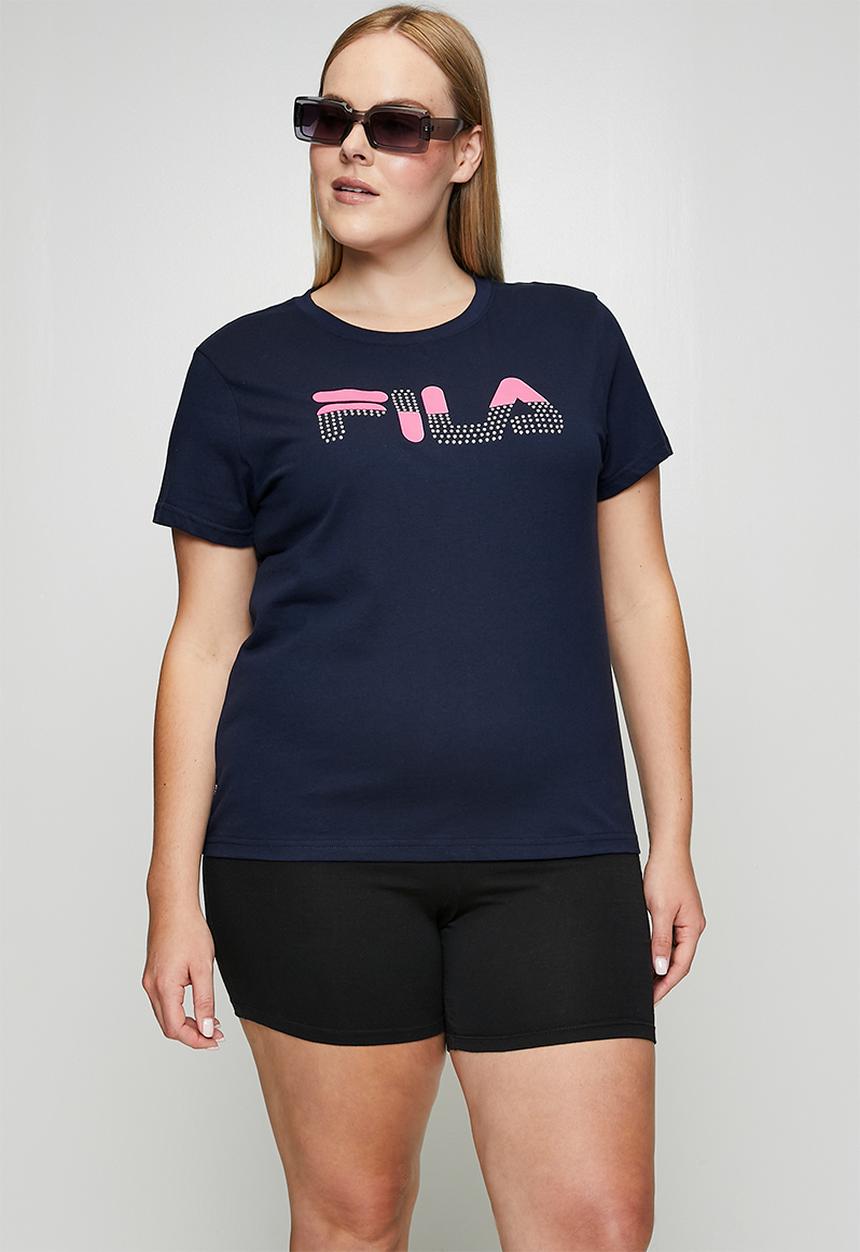 FILA - Plus Clarissa T-Shirt - Fila Blue