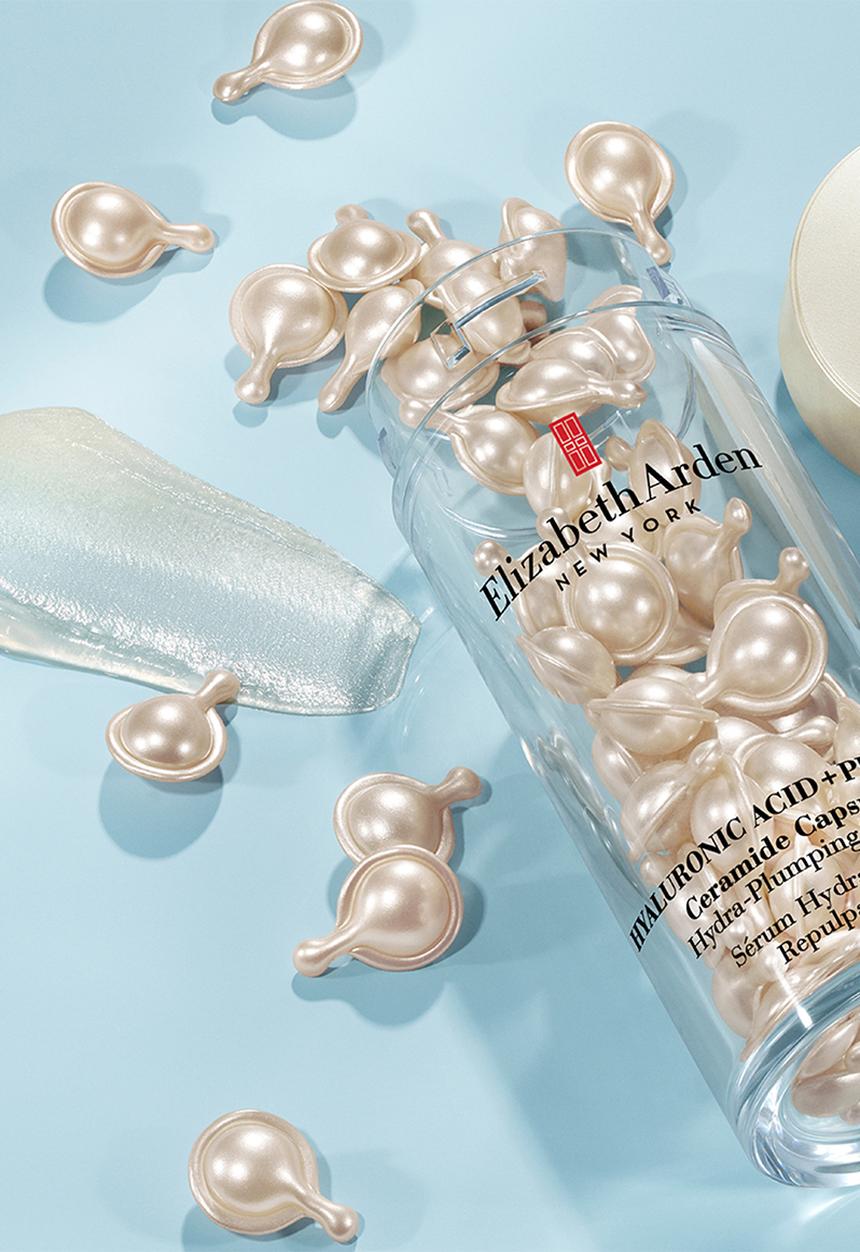 Elizabeth Arden - Hyaluronic Acid Ceramide 60 Capsules Hydra-Plumping Serum - 28ml