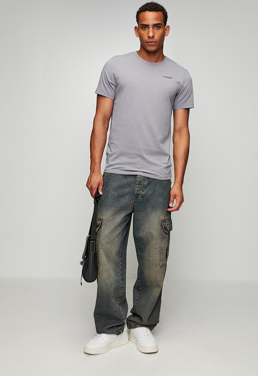 G-STAR - Slim Base R T S/S - Quicksilver