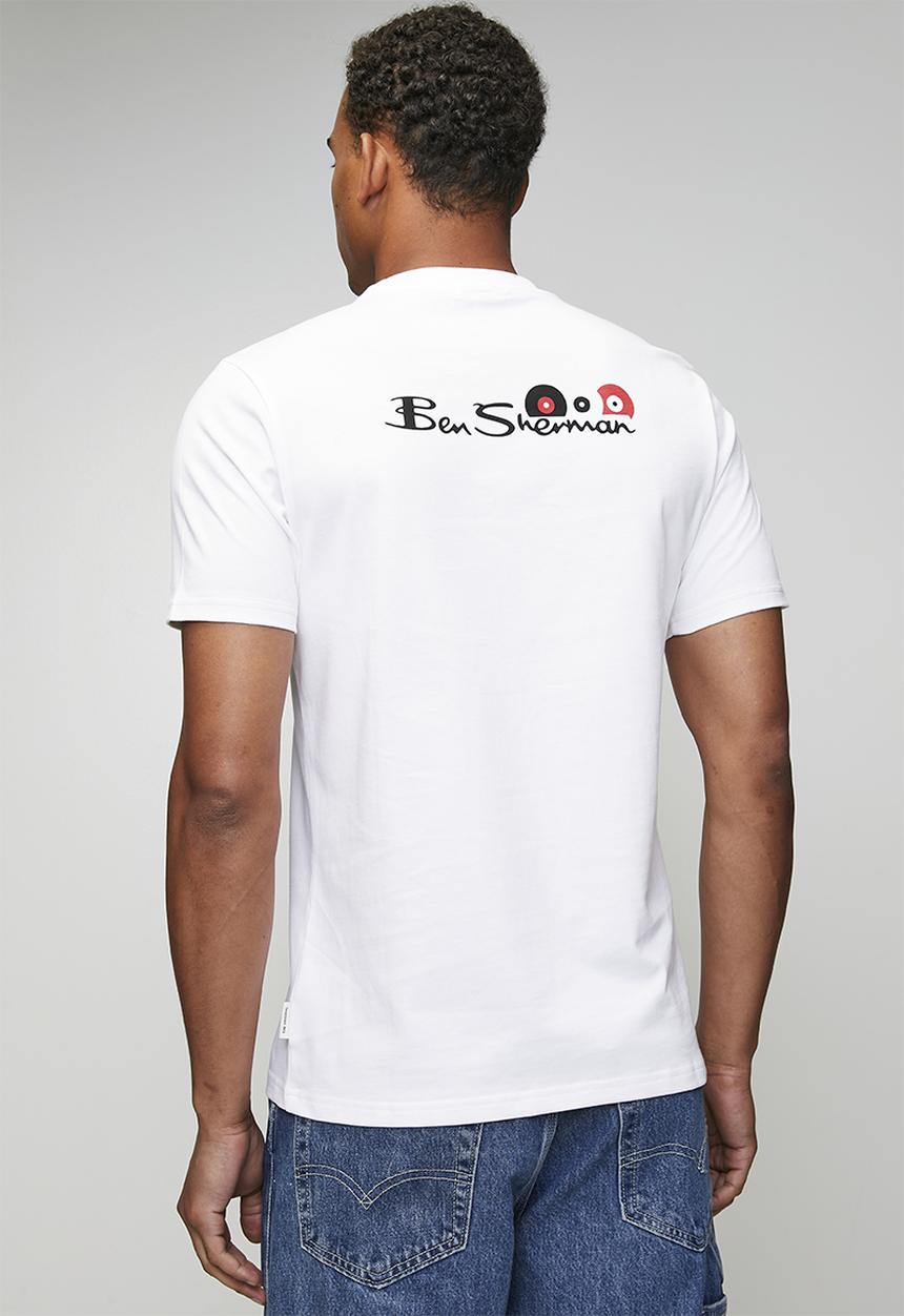 Ben Sherman - Ben Sherman Record 260g Tee Shirt - White