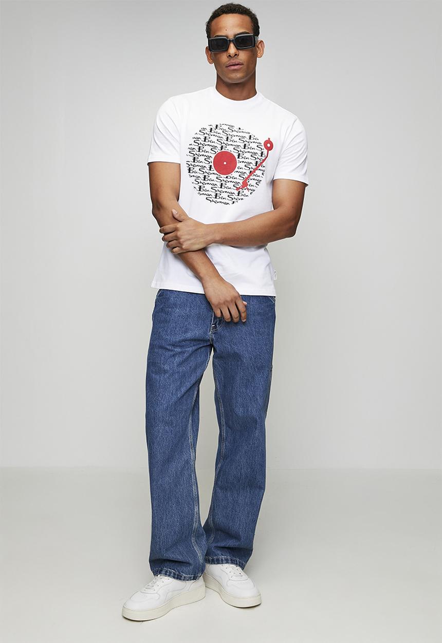 Ben Sherman - Ben Sherman Record 260g Tee Shirt - White