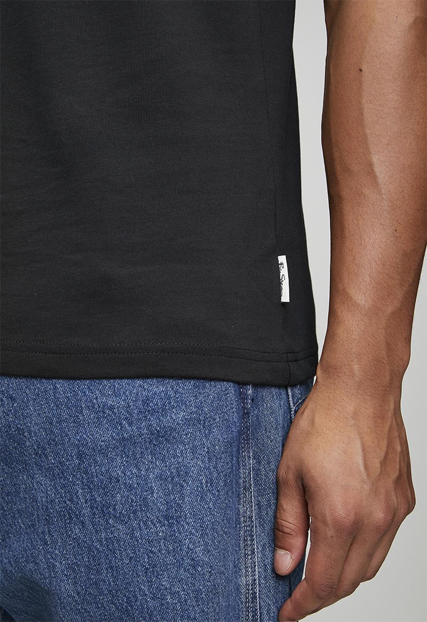 Ben Sherman - 3 Ball 260g Tee-Shirt - Black