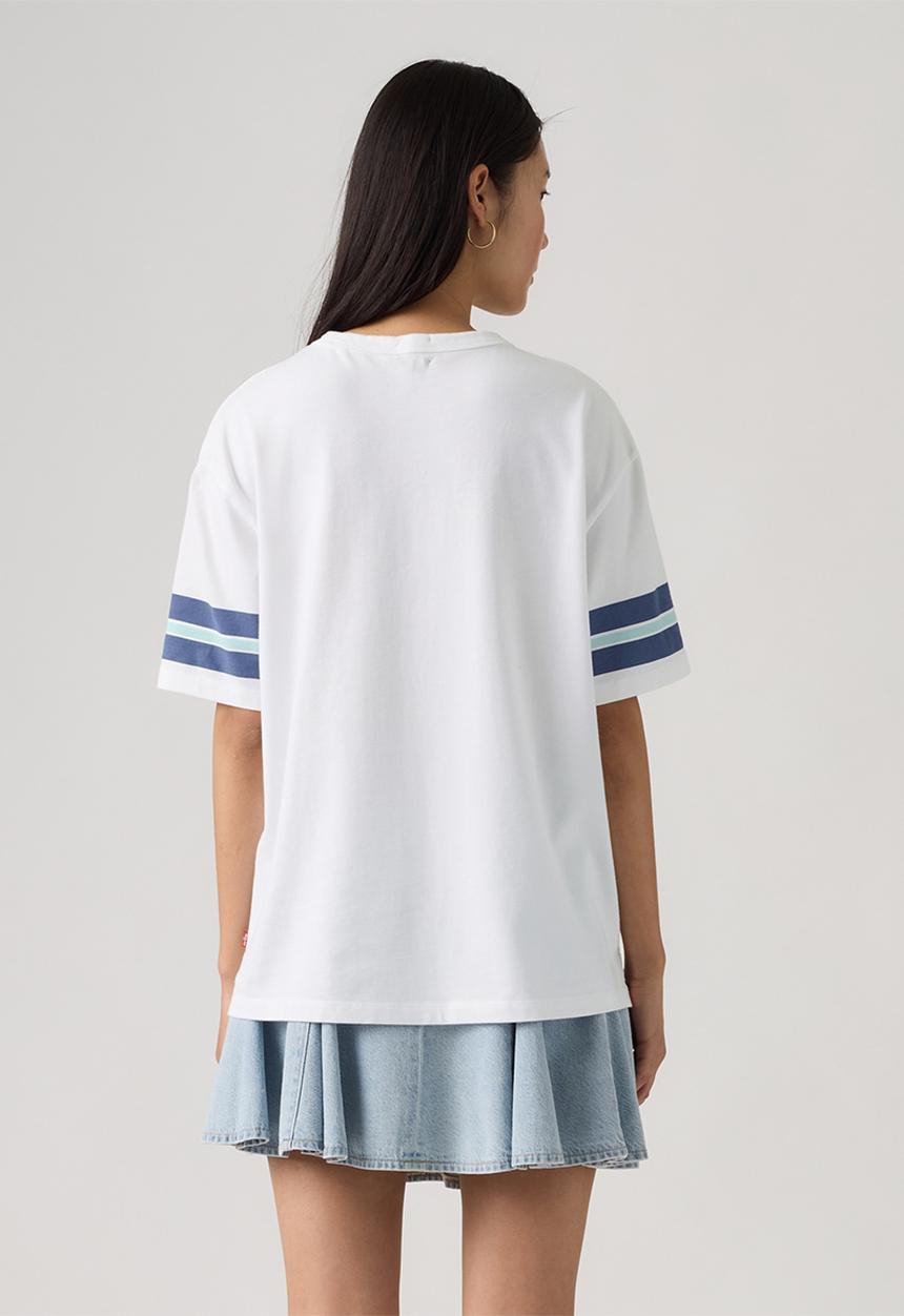 Levi’s® - Gr tabor tee za no requests bright white slv stripes - sunshine blue