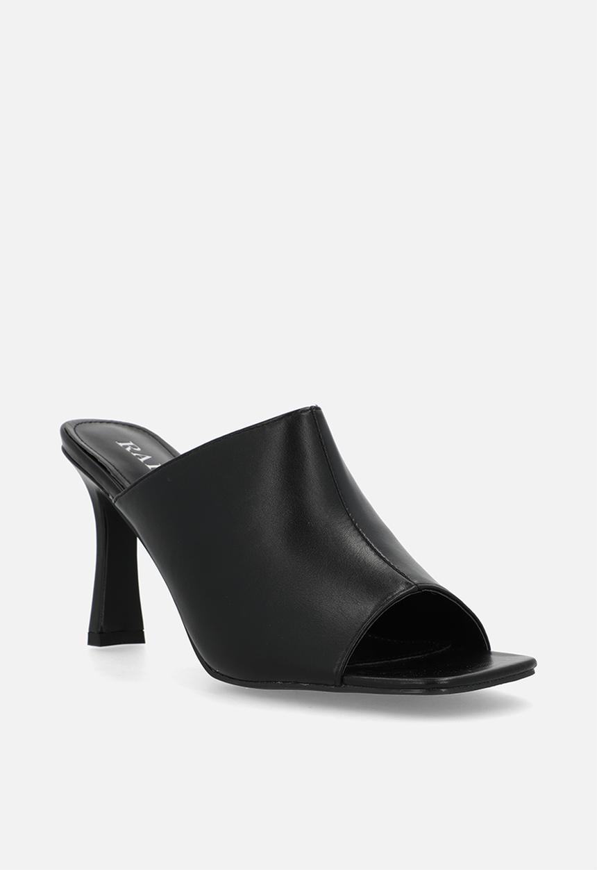 Raid London - Manola stiletto mule heel - black pu
