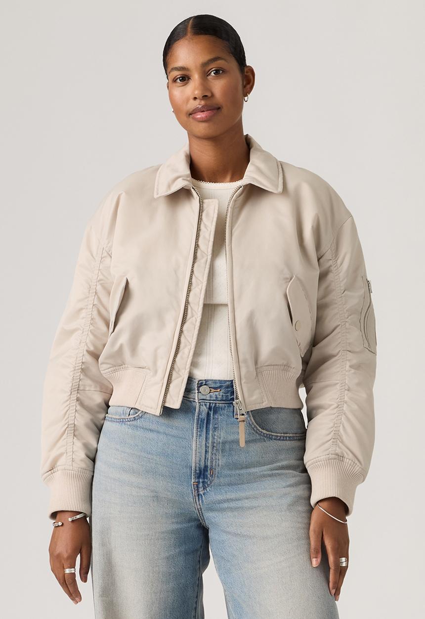 Levi’s® - Bowie crop bomber - greys