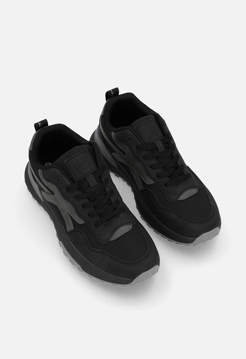 Pierre Cardin - Fox Casual Lace Up - Black/Grey
