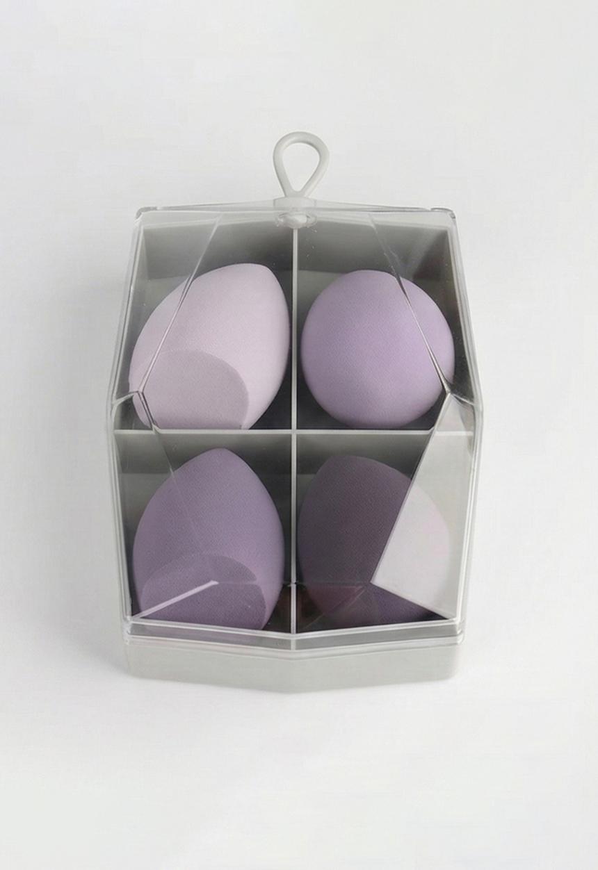 Glam Beauty - Make Up Blender 4 Piece Set - Purple