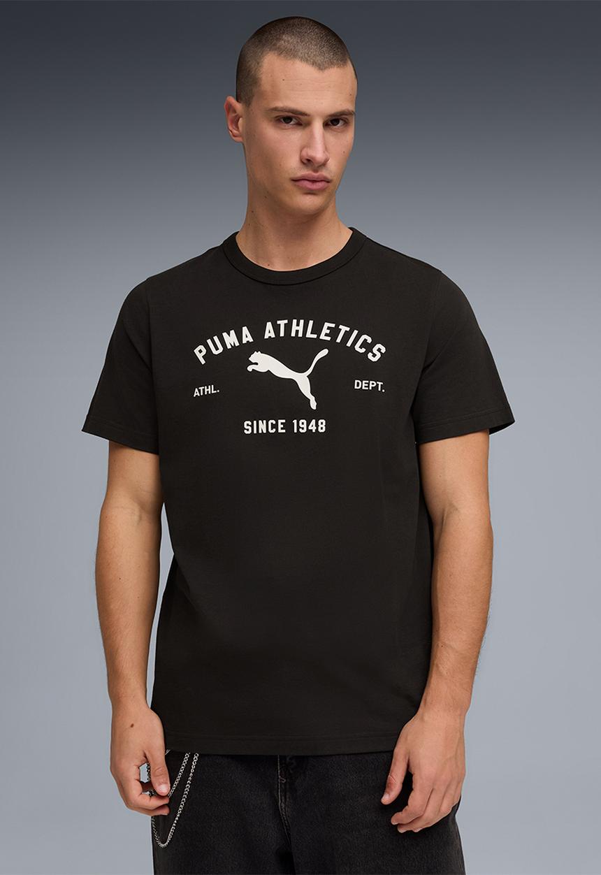 PUMA - PUMA CLASS Graphic Tee M - PUMA Black