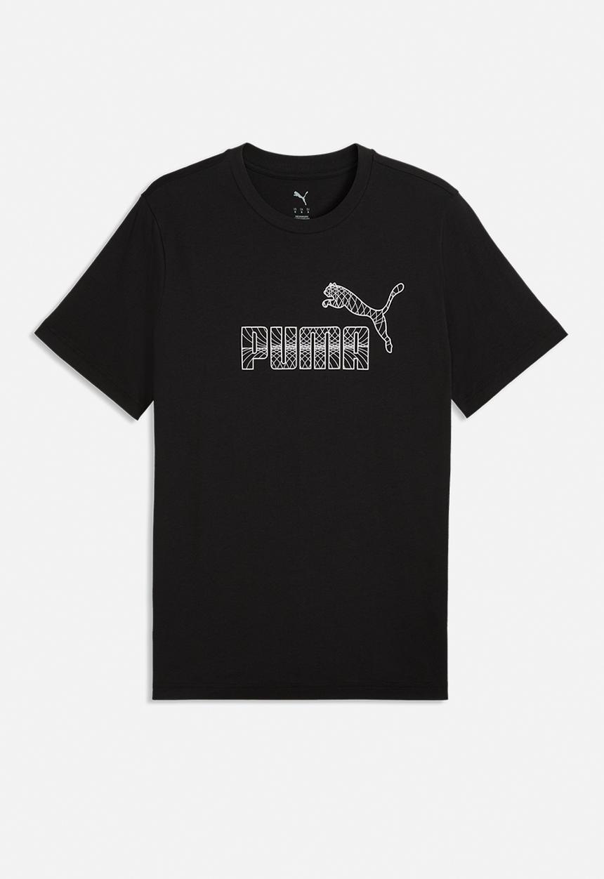 PUMA - GRAPHIC No.1 Logo Tee M - PUMA Black