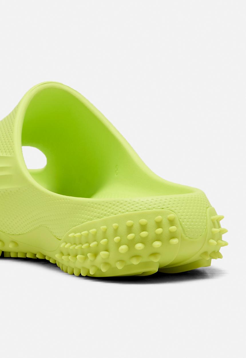 PUMA - Mostro Slide - Lime Smash-Lime Smash- White