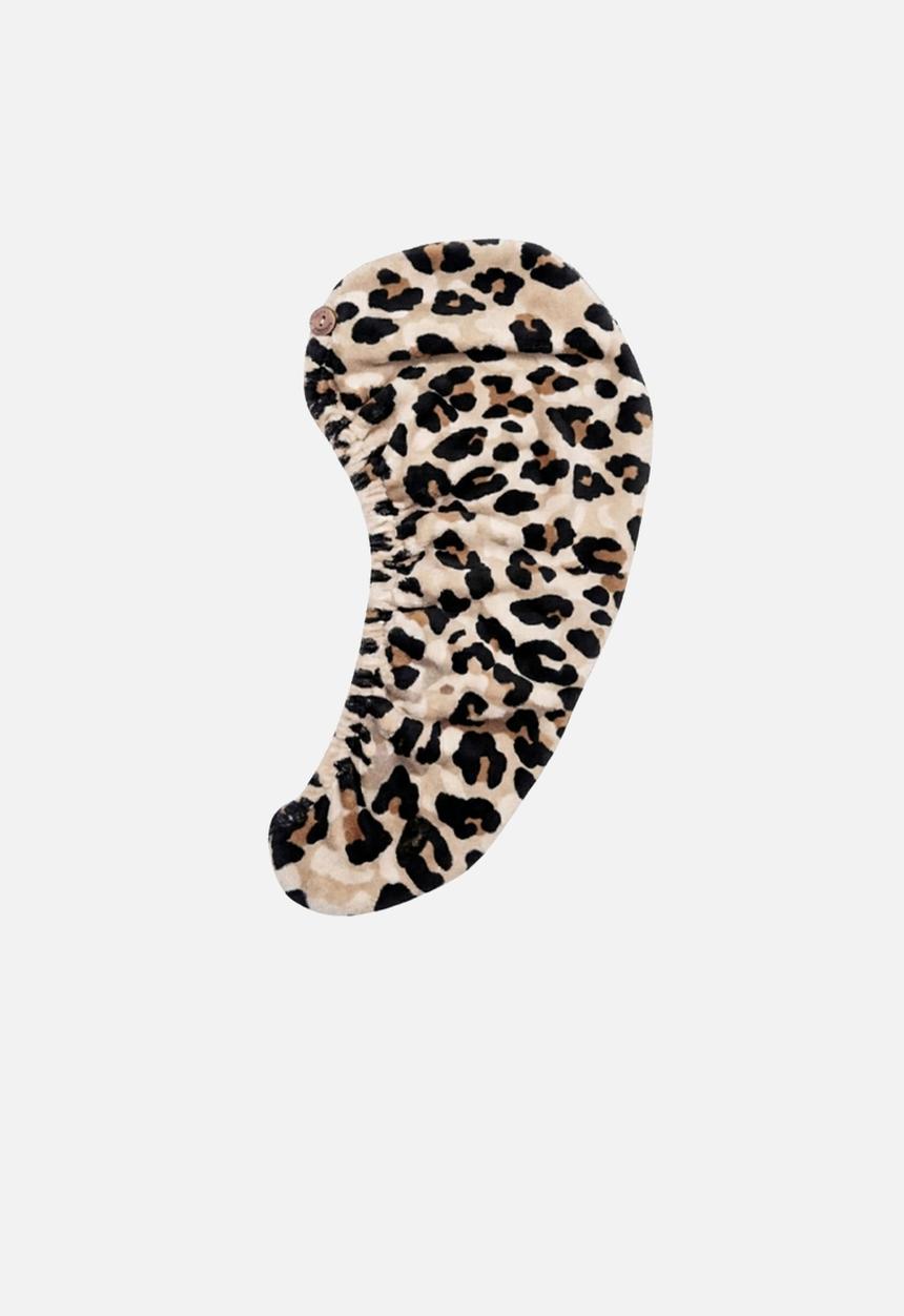 Glam Beauty - Microfiber Hair Towel - Leopard