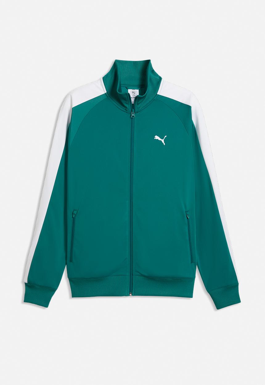 シャケ ESS T7 Poly Track Jacket - Emerald Ice