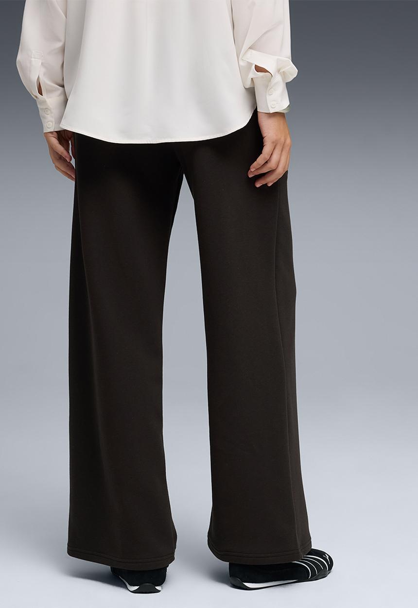 PUMA - Ess Cat Comfort Wide Leg Pant Tr Op - Puma Black
