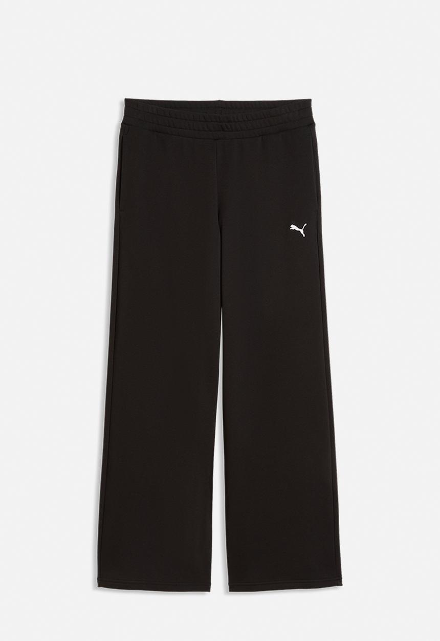 PUMA - Ess Cat Comfort Wide Leg Pant Tr Op - Puma Black