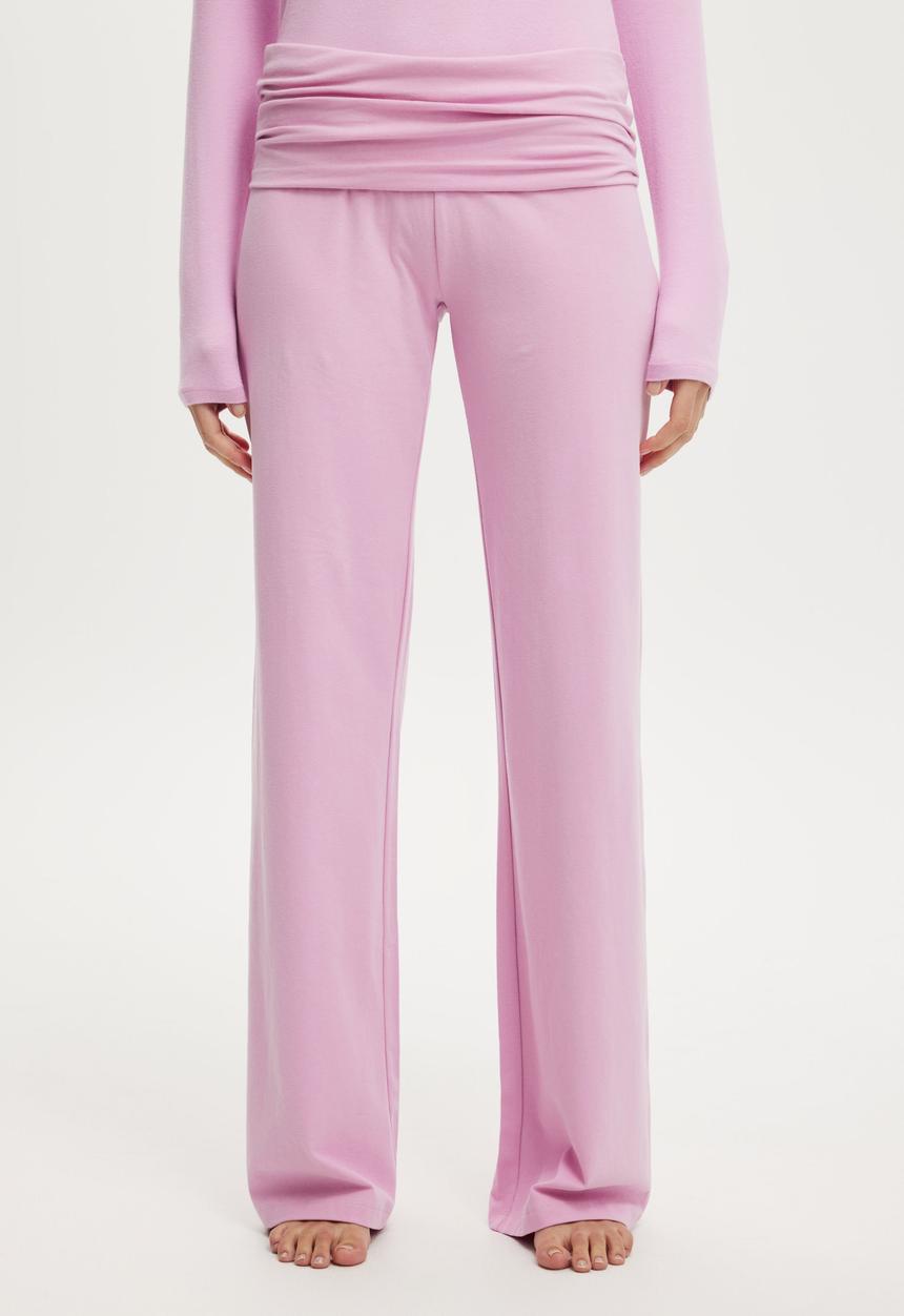 Cotton On - Dreamy soft roll waist pant - lilac sunset