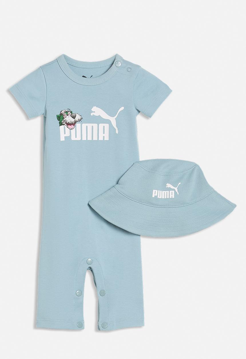 PUMA - Minicats Newborn  2-Piece Romper Inf - Seafoam