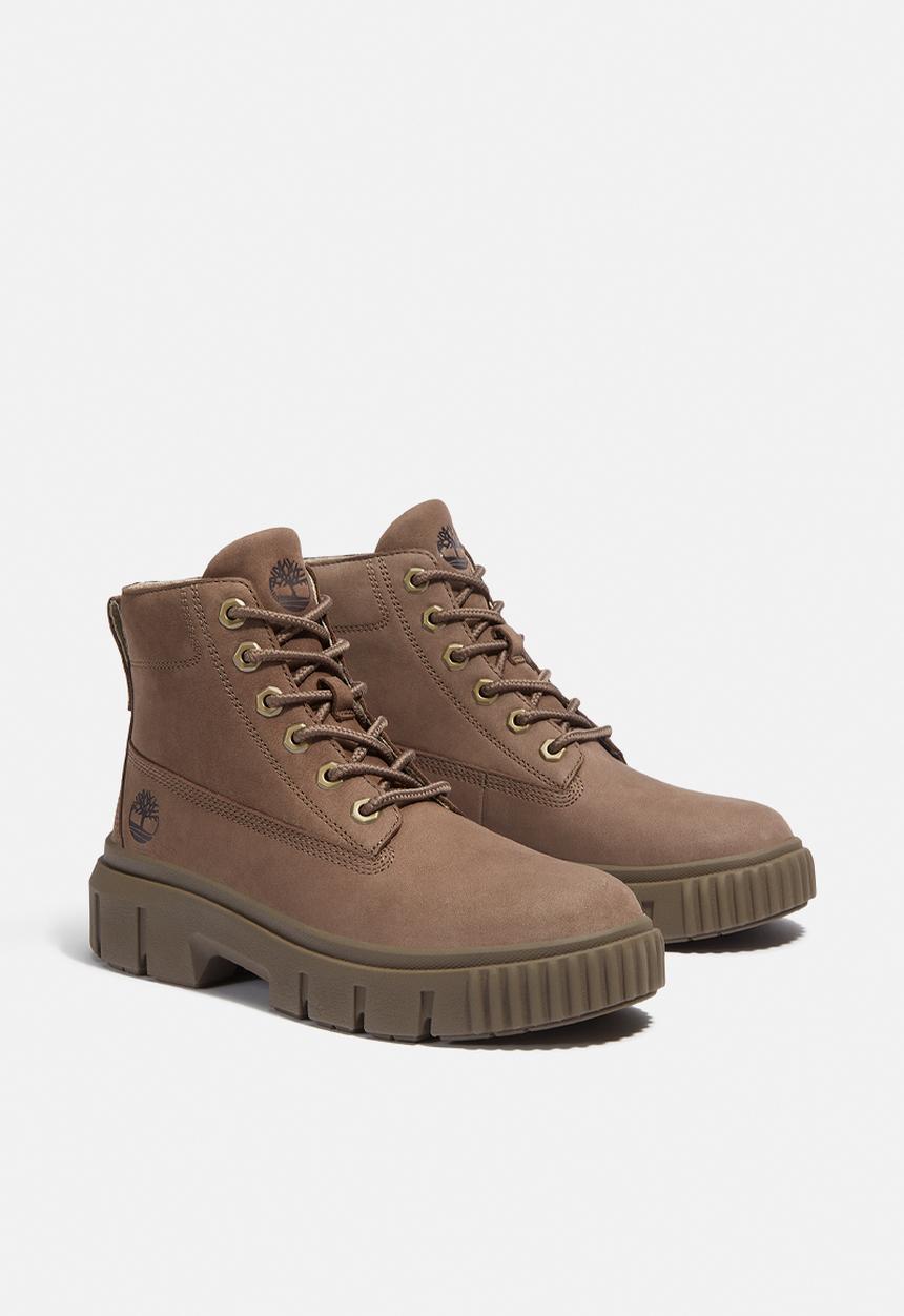 Timberland - Greyfield mid lace up boot - medium brown nubuck