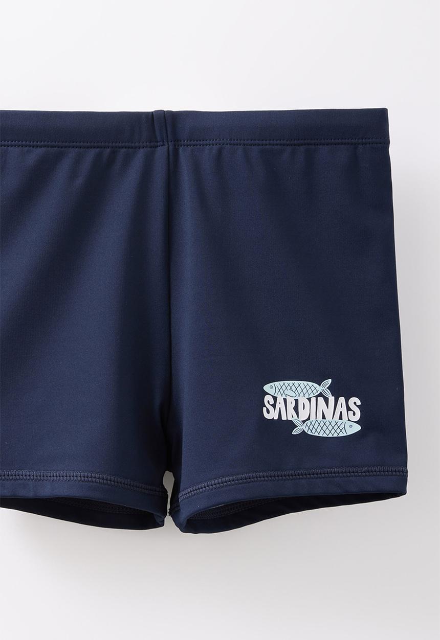 Cotton On - Billy Boyleg Swim Trunk - Squid Ink/Sardines