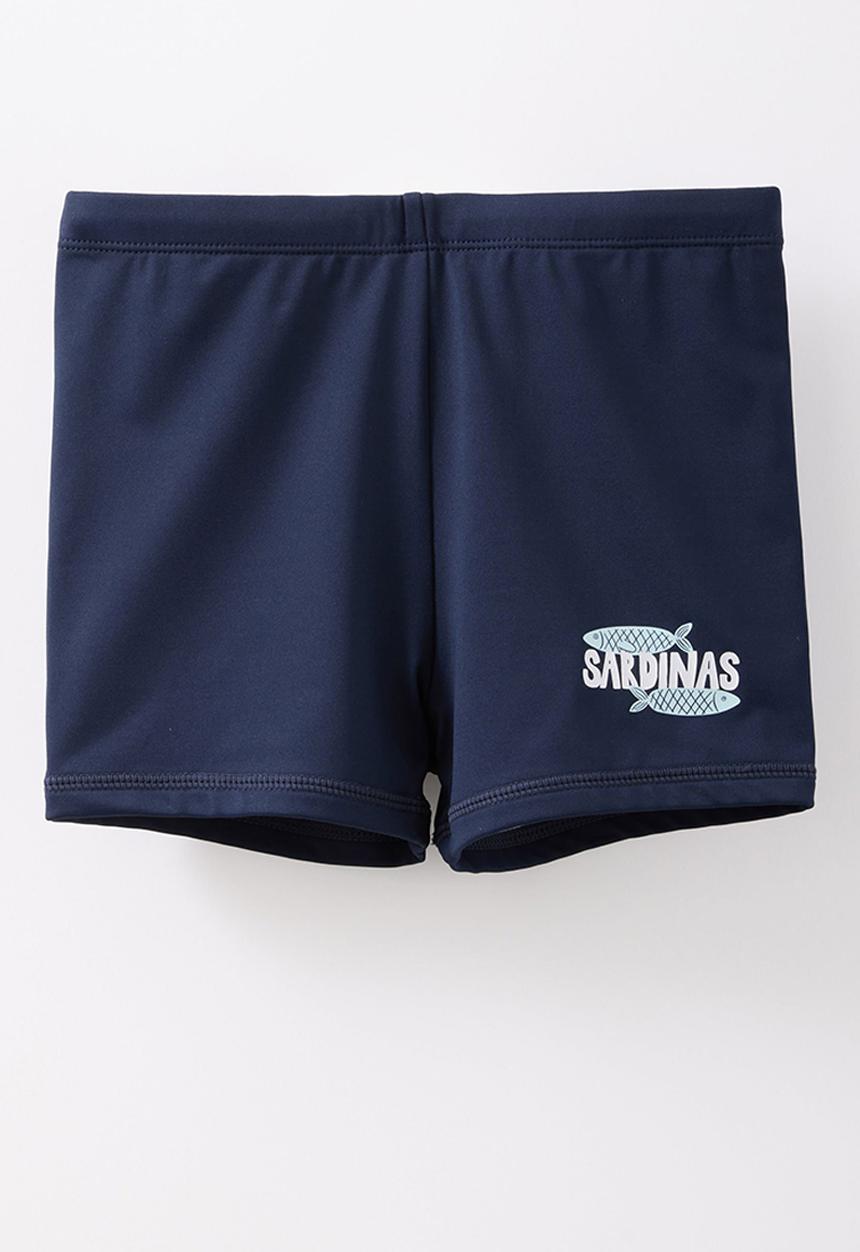 Cotton On - Billy Boyleg Swim Trunk - Squid Ink/Sardines