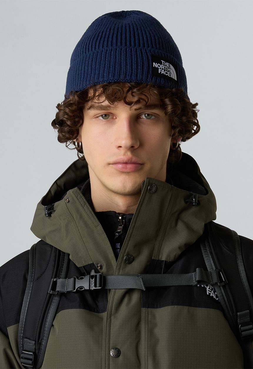 The North Face - TNF Logo Box Cuffed Beanie - Summit Navy