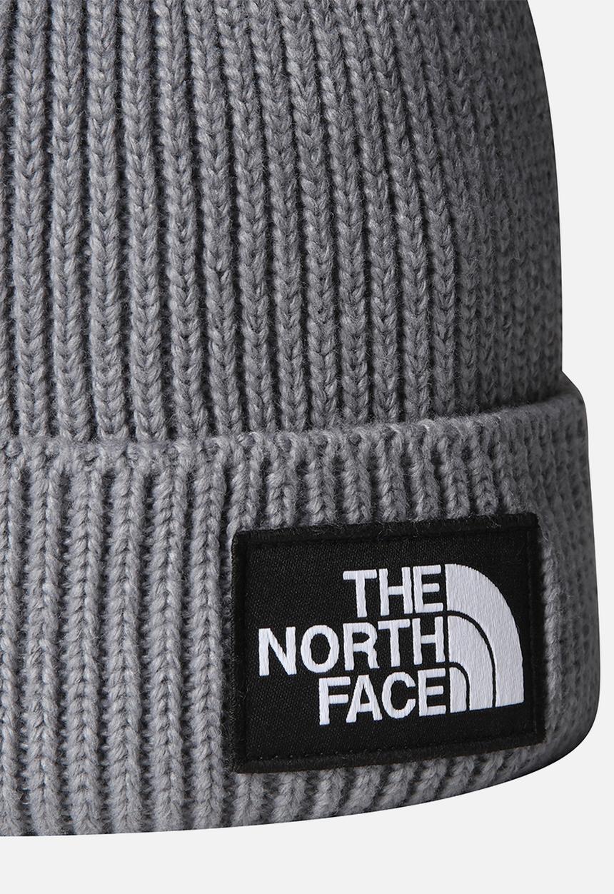 The North Face - TNF Logo Box Cuffed Beanie - TNF Medium Grey Heather