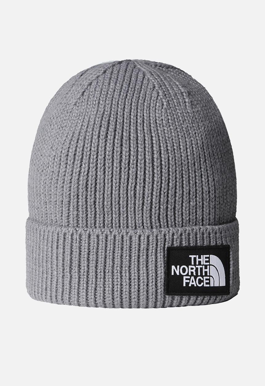 The North Face - TNF Logo Box Cuffed Beanie - TNF Medium Grey Heather