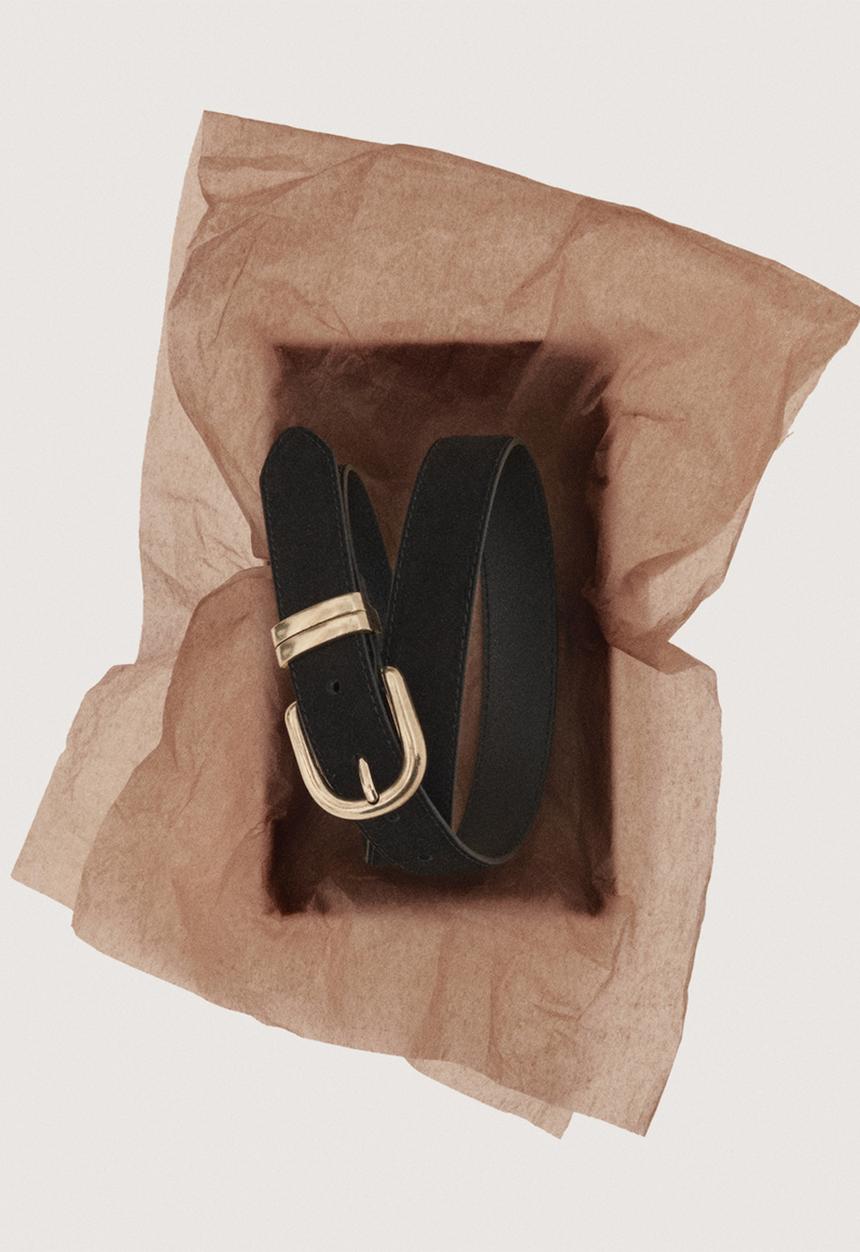MANGO - Corina belt- black