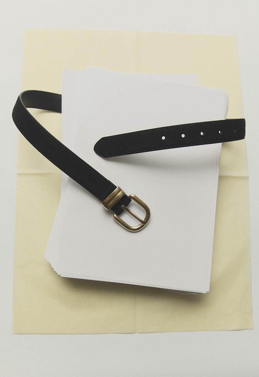 MANGO - Corina belt- black