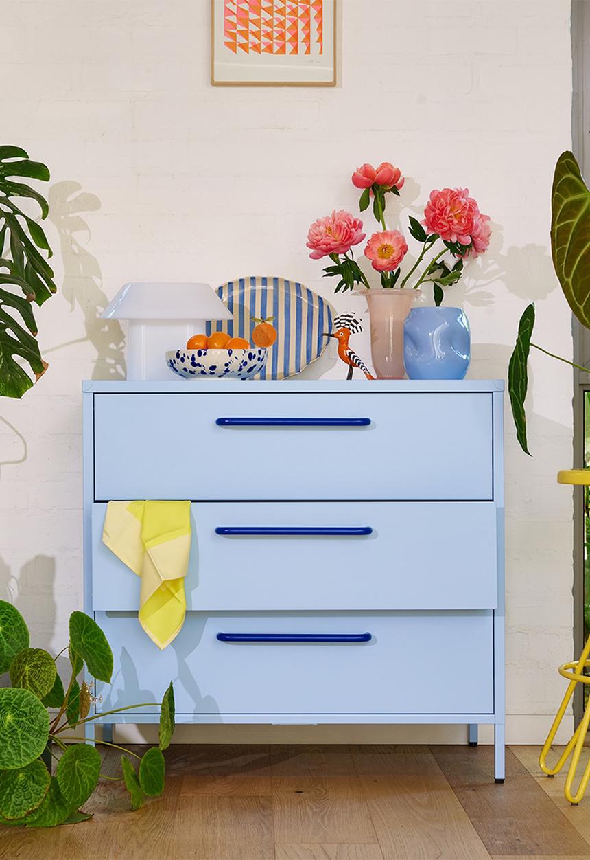 Popstrukt - Sprinkles Chest of Drawers - Blueberry Splash