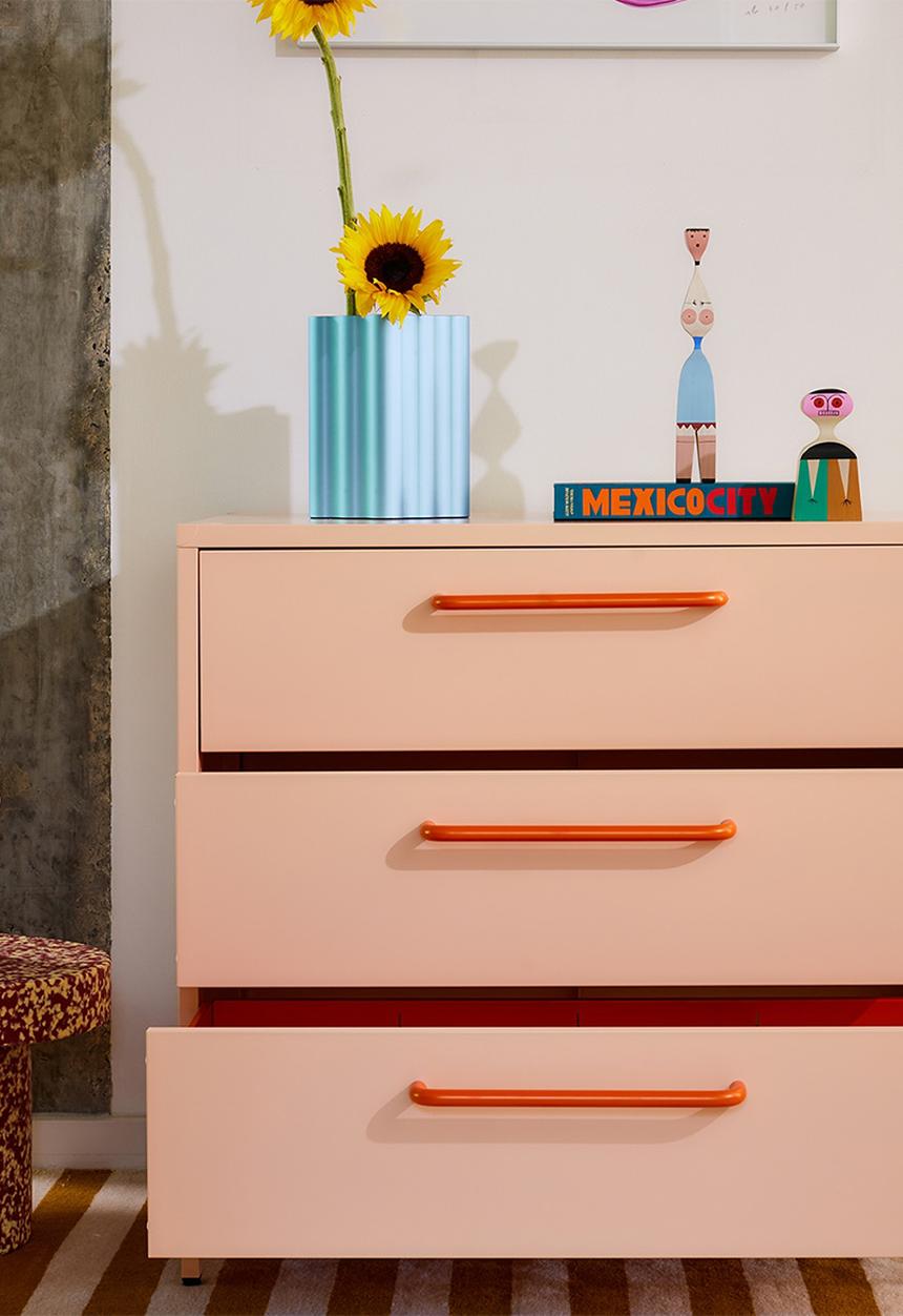 Popstrukt - Sprinkles Chest of Drawers - Peach Pop