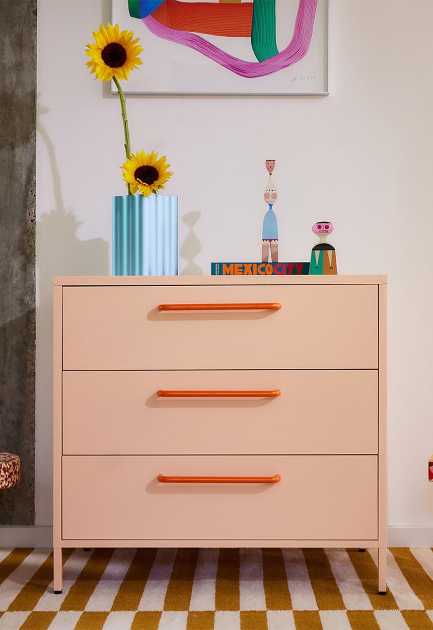 Popstrukt - Sprinkles Chest of Drawers - Peach Pop