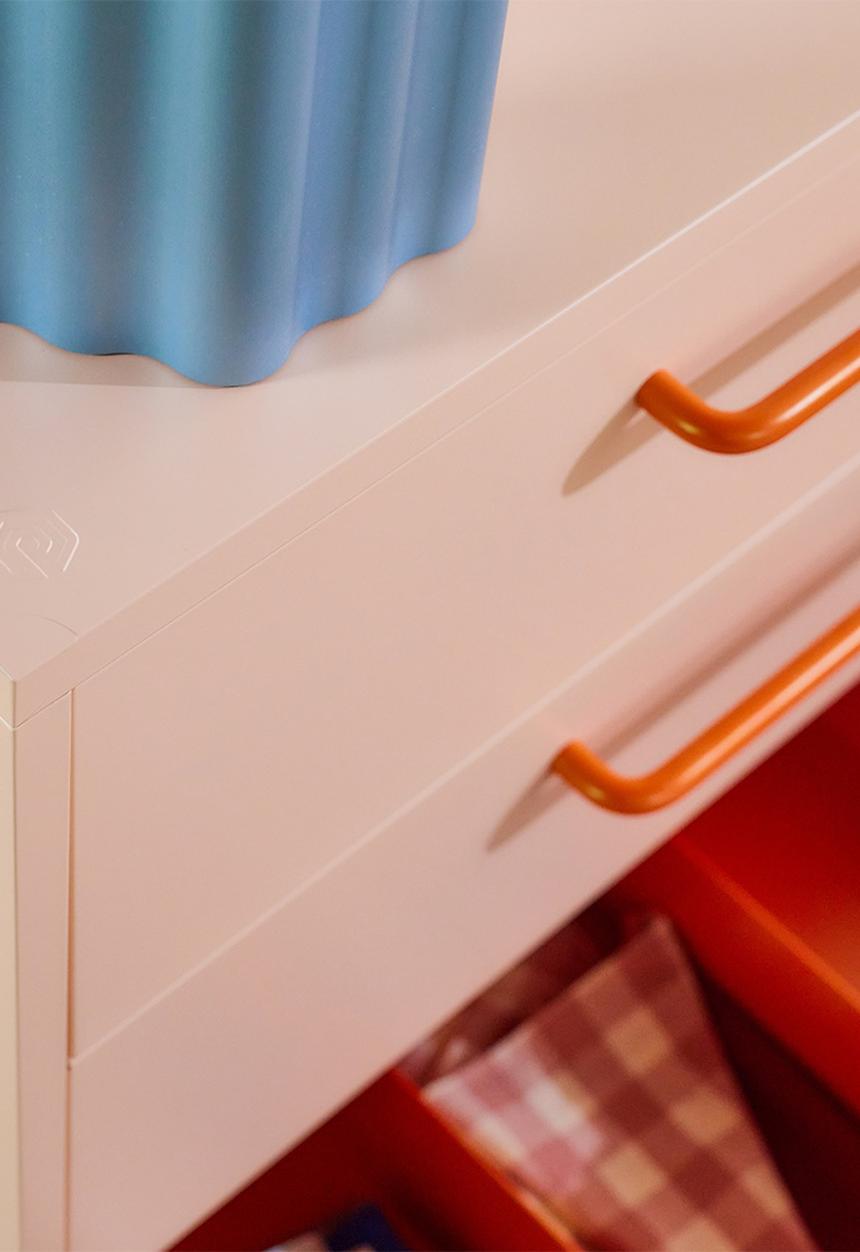 Popstrukt - Sprinkles Chest of Drawers - Peach Pop