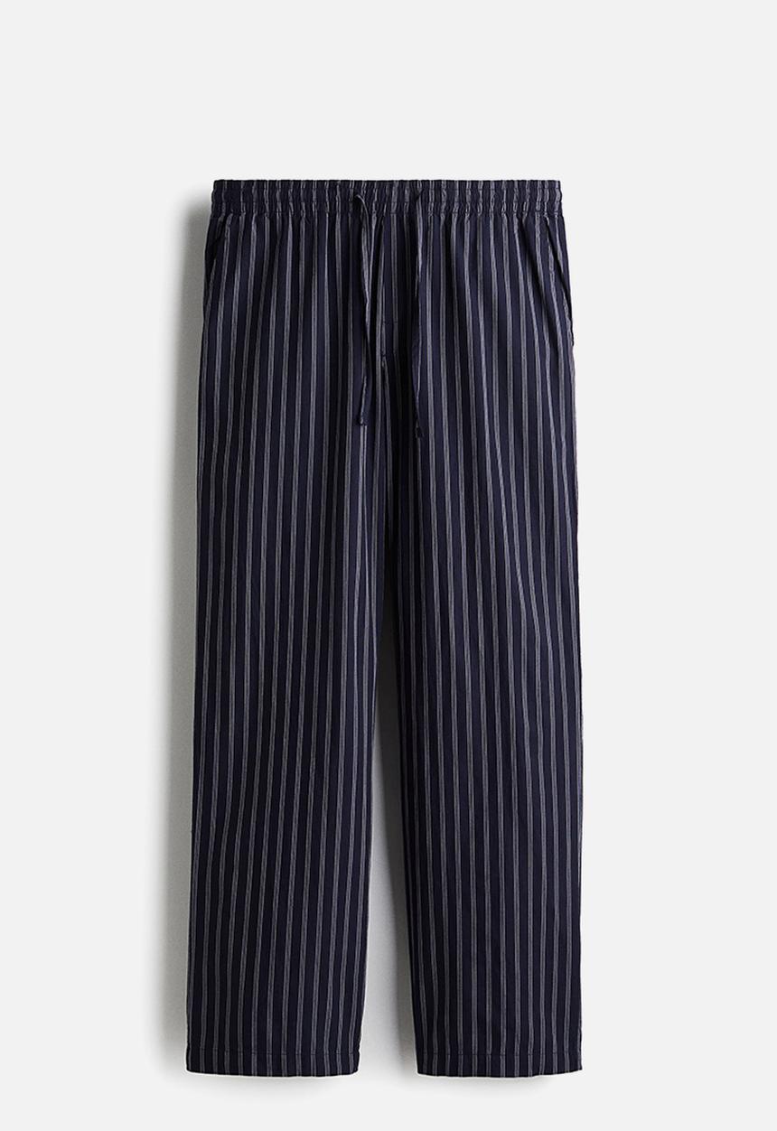 H&M - Relaxed fit poplin trousers - blue