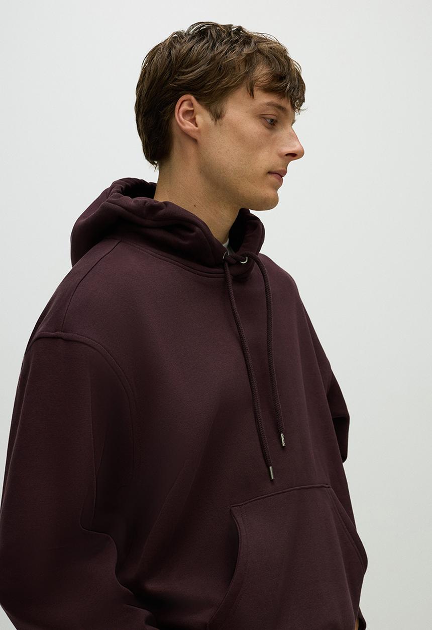 H&M - Loose fit hoodie - plum