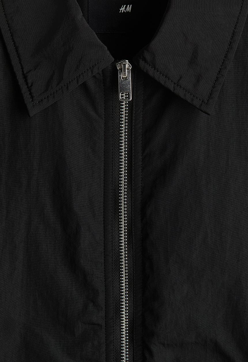 H&M - Regular fit nylon jacket - black