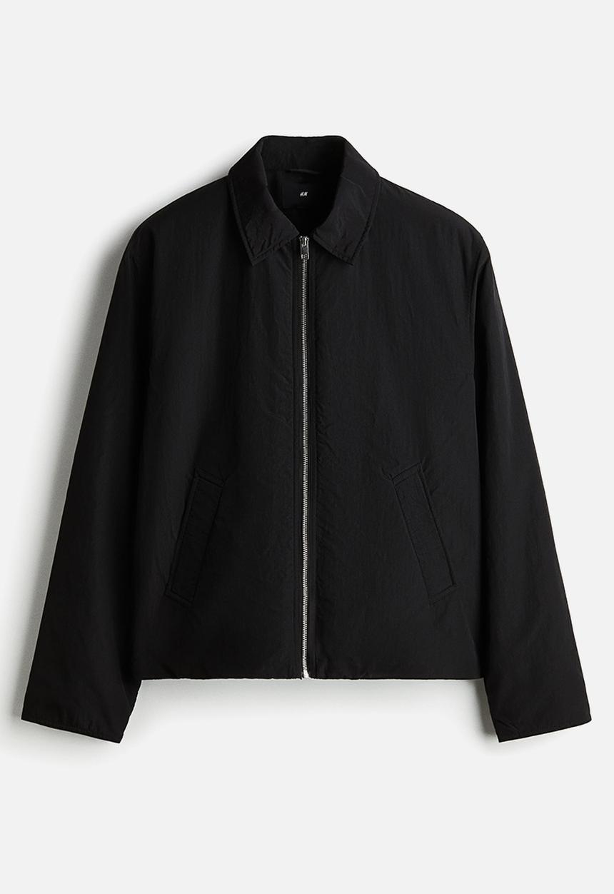 H&M - Regular fit nylon jacket - black