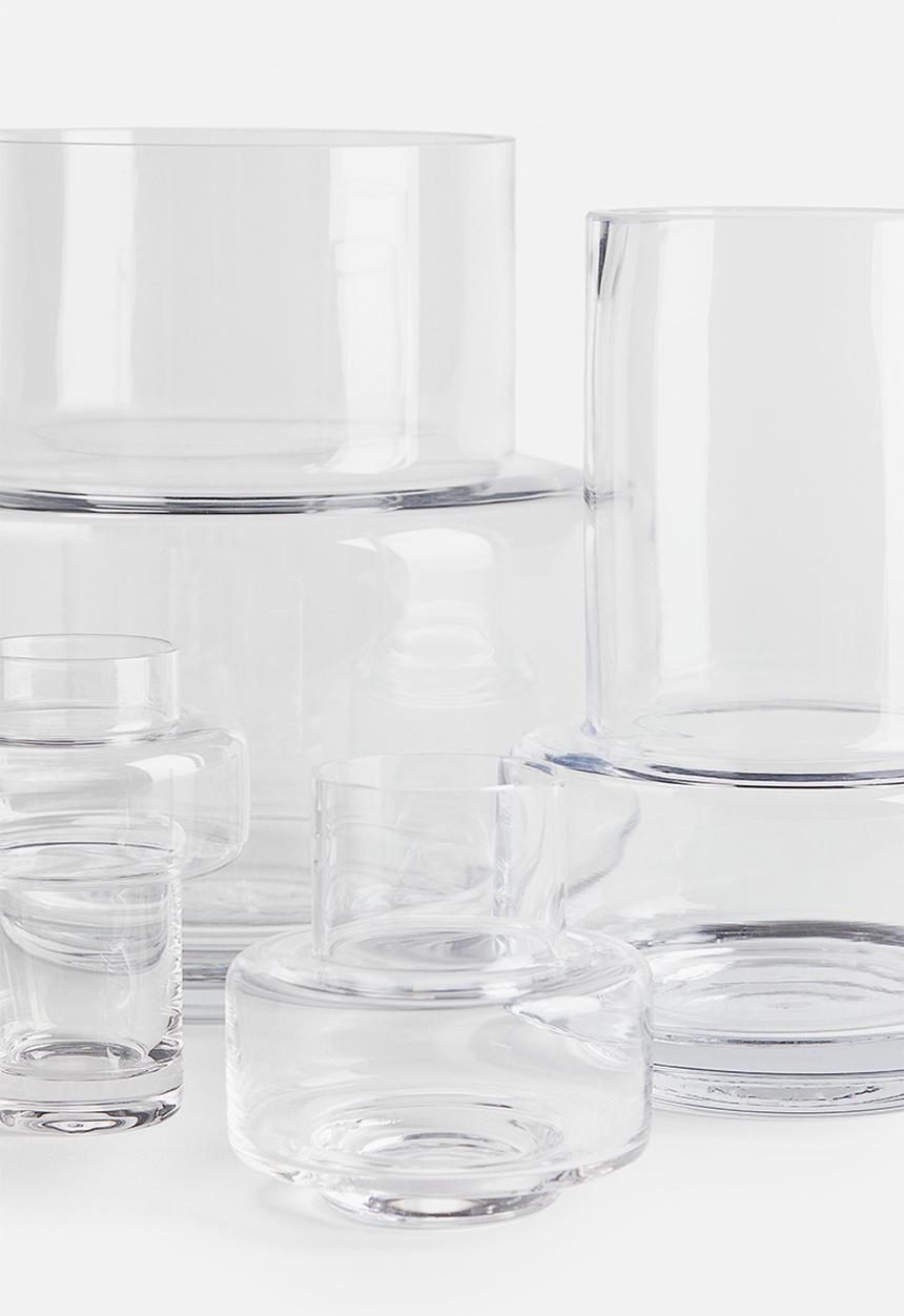 H&M - Tiered glass vase - transparent