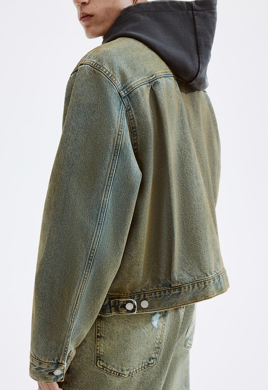 H&M - Loose fit denim jacket - denim blue 