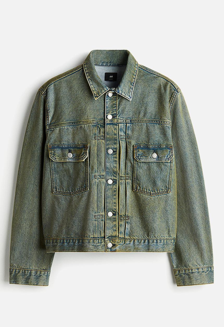 H&M - Loose fit denim jacket - denim blue 