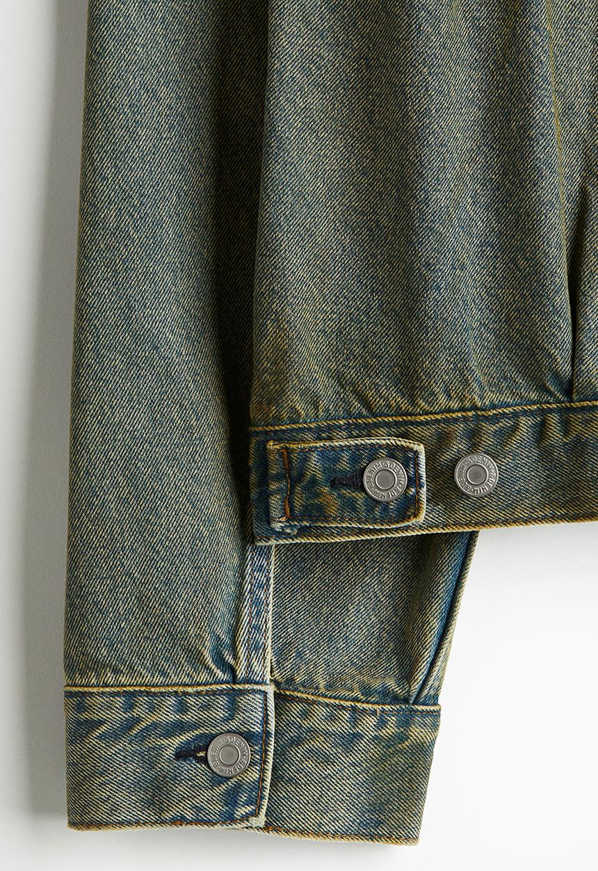 H&M - Loose fit denim jacket - denim blue 
