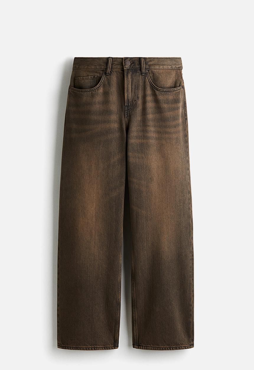 H&M - Relaxed jeans - rust brown