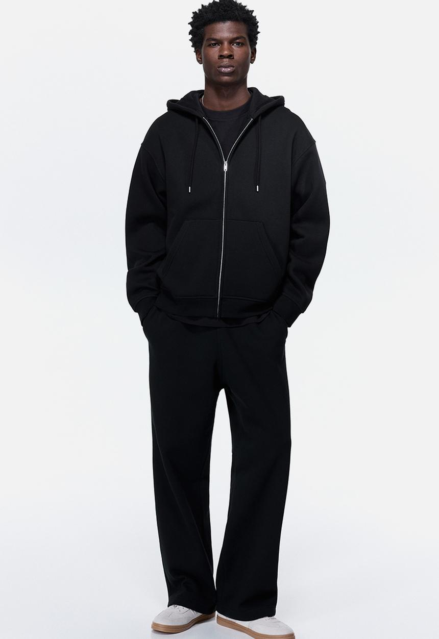 H&M - Loose fit sweatpants - black