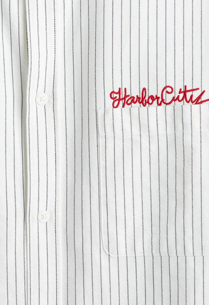 H&M - Loose fit oxford shirt - white harbor city