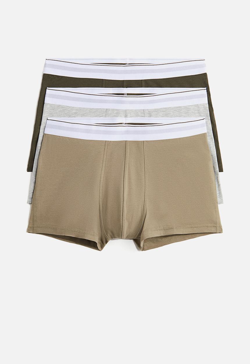 H&M - 3-pack short trunks with lycra® - multi 