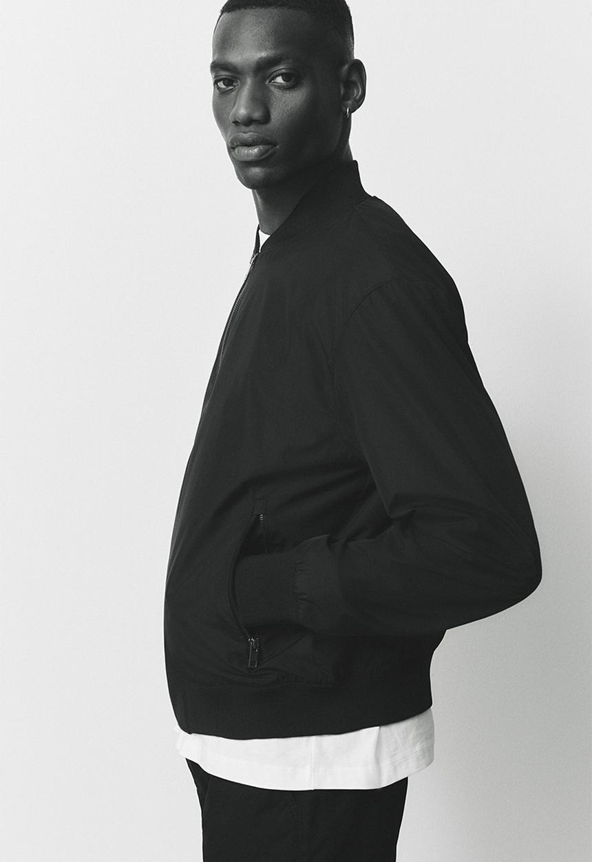H&M - Lightweight bomber jacket - black