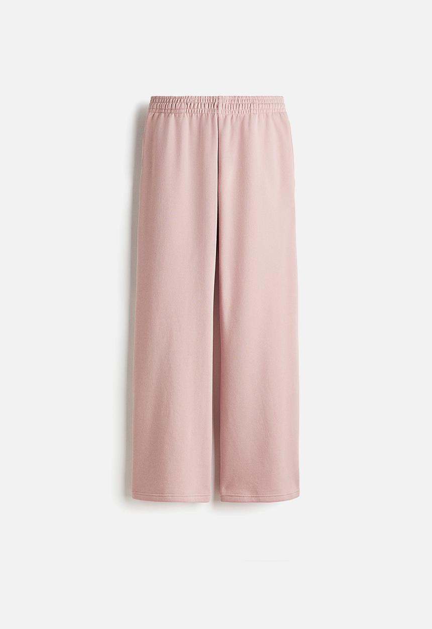H&M - Wide joggers - light pink 