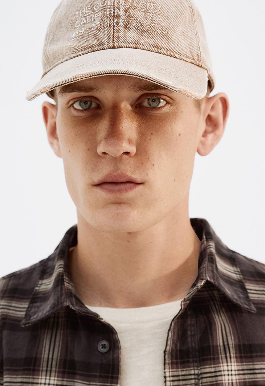 H&M - Loose fit shirt - grey & brown checked