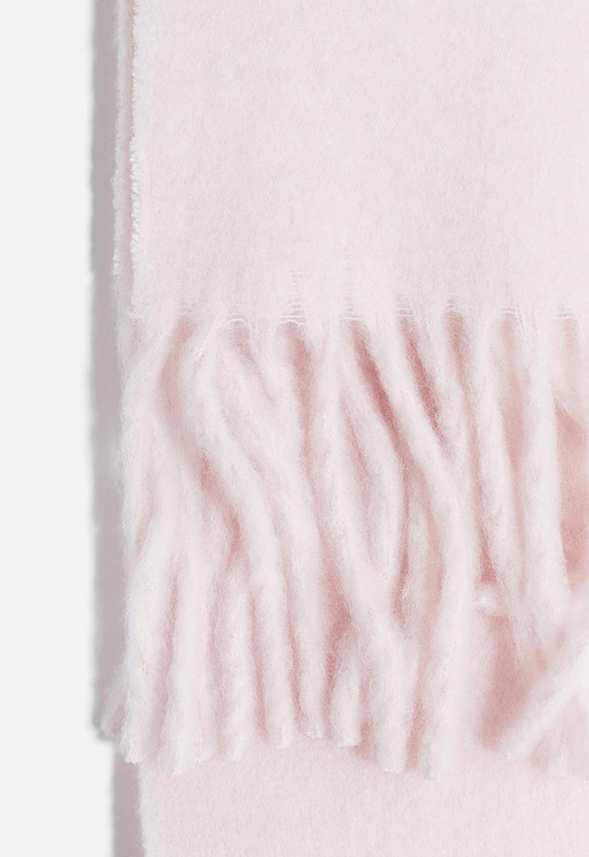 H&M - Fluffy scarf - light pink 